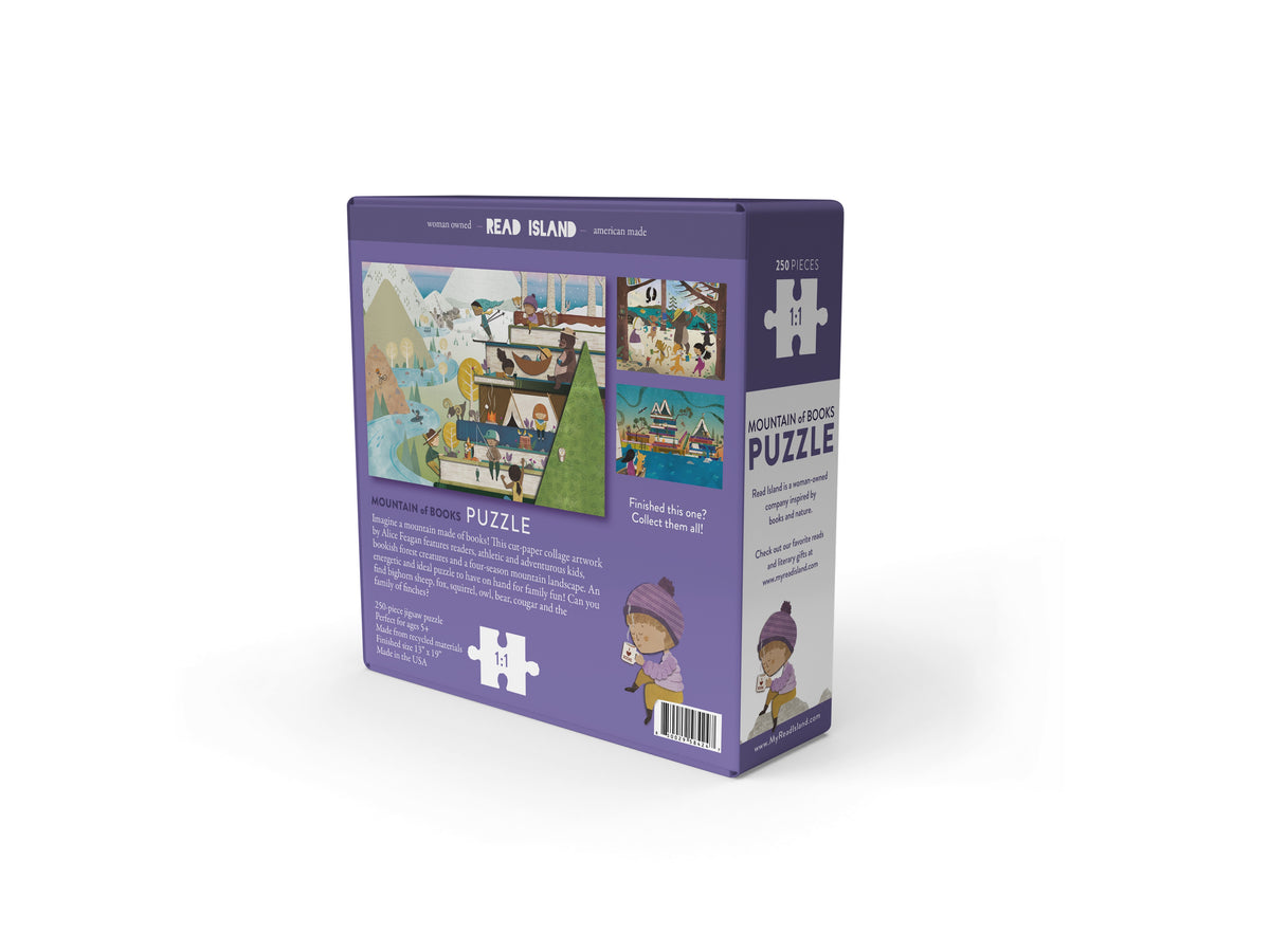 Puzzle - Mountain of Books – Read Island