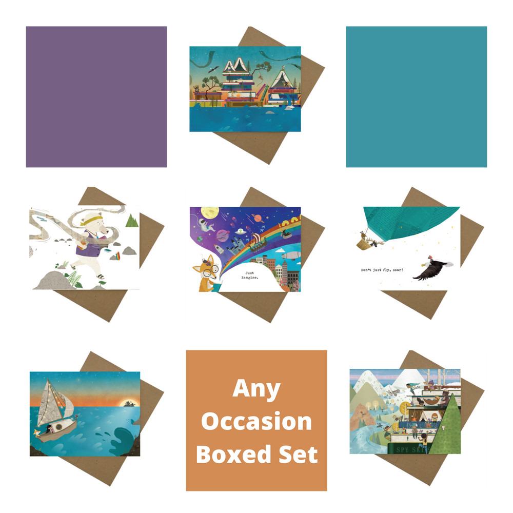 Any Occassion Card Collection Read Island Boxed Set