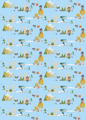 
                  
                    Gift Wrap - Little Skier
                  
                